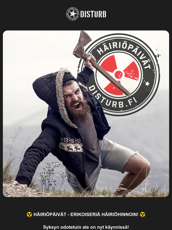 ☢️ HÄIRIÖPÄIVÄT - Erikoiseriä häiriöhinnoin!