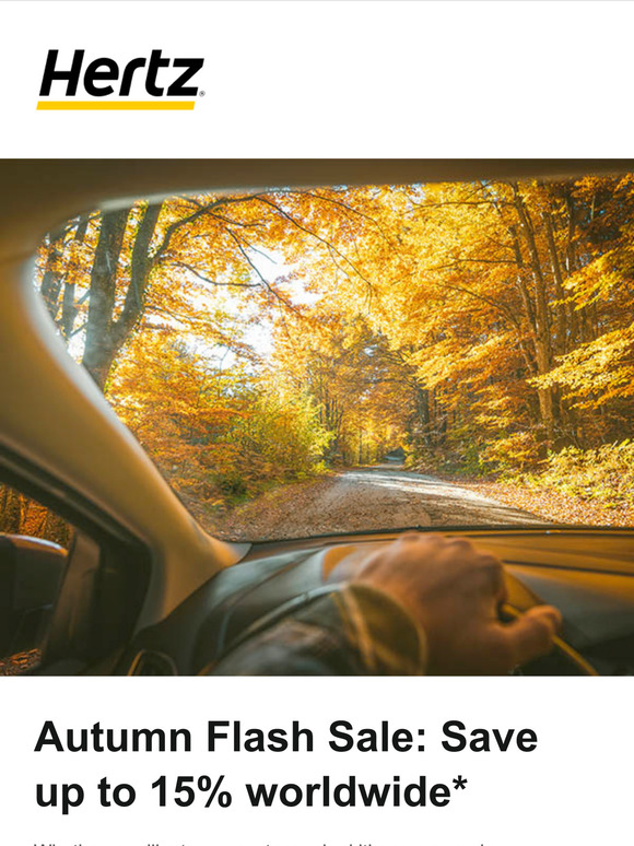 🍂 Autumn Flash Sale: Save up to 15% worldwide
