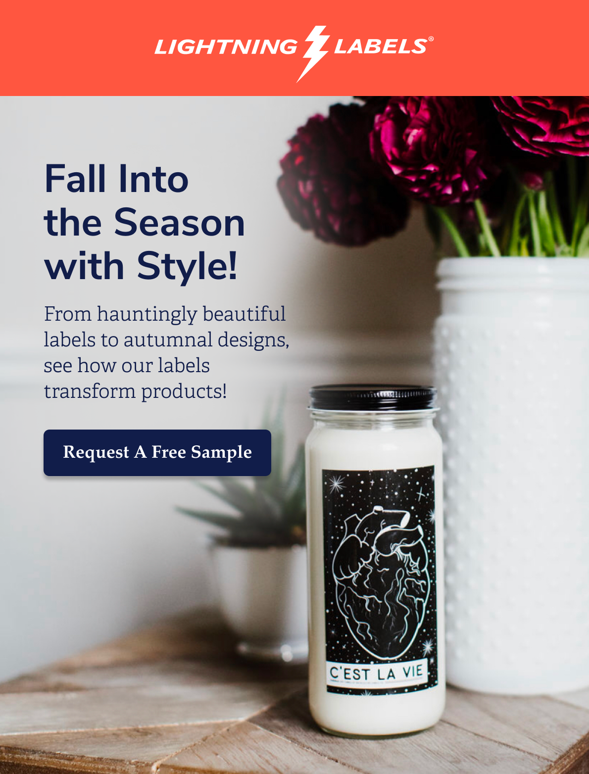 Lightning Labels | Fall Into the Season with Style! | Request A Free Sample