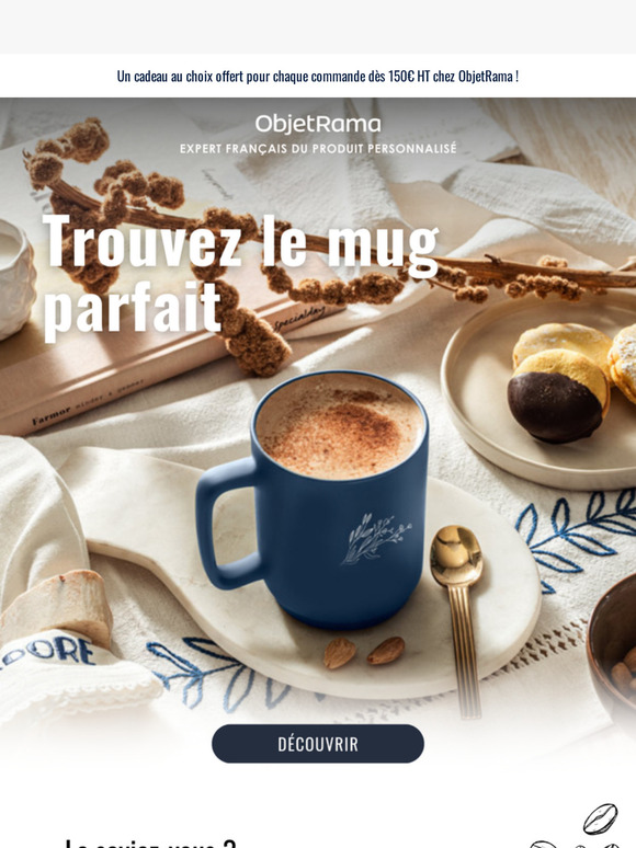 Faites plaisir avec une tasse personnalisée unique