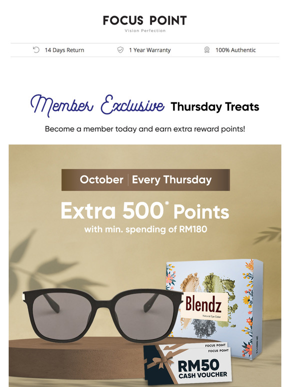 Member Exclusive Thursday Treats