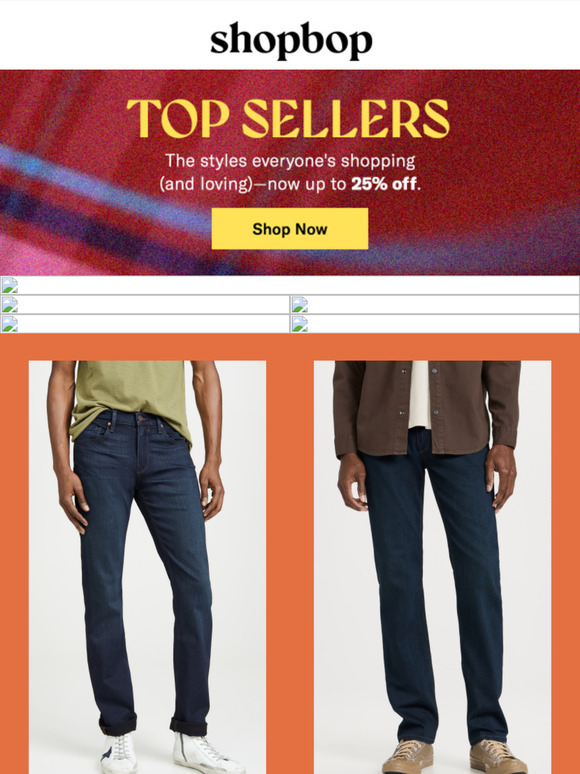 Up to 25% off top sellers