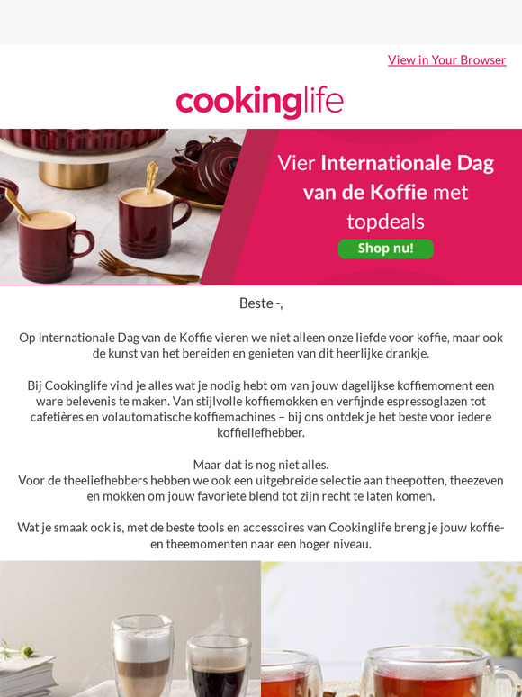 Vier Internationale Dag van de Koffie ☕