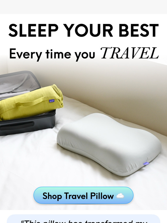 The perfect pillow made for travel 😍
