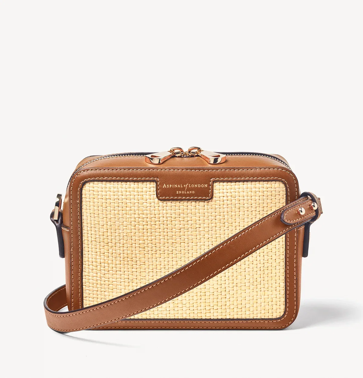 Raffia Crossbody Bag