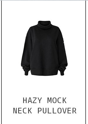 Hazy Mock Neck Pullover