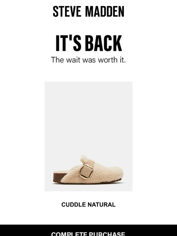 Steve Madden Best News It’s Back Milled