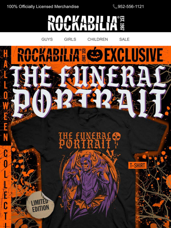 THE FUNERAL PORTRAIT ⚰️ Halloween T On Sale NOW!