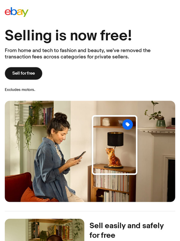 It's now free to sell, — 🤩