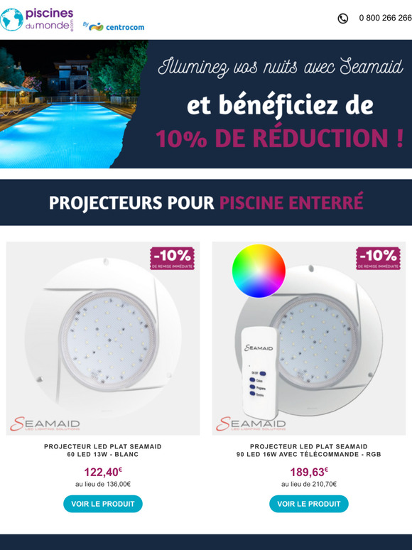 Illuminez vos nuits avec Seamaid, et bénéficiez de 10% de réduction !