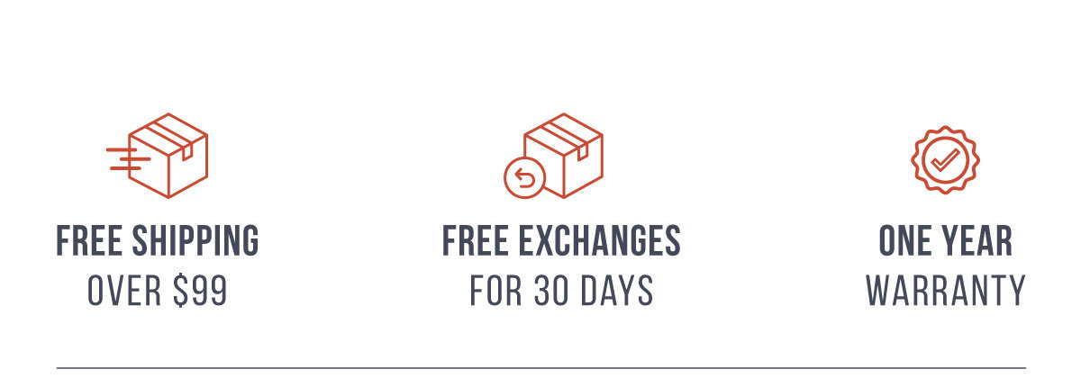 Free Shipping and Exchanges