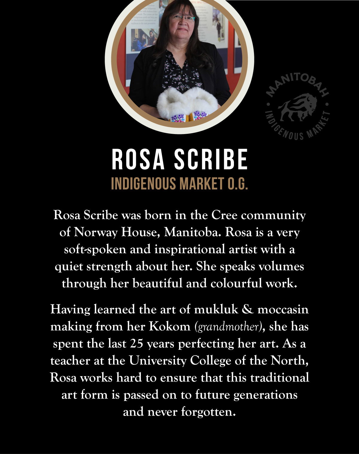 About the Artist | Rosa Scribe - Indigenous Market O.G