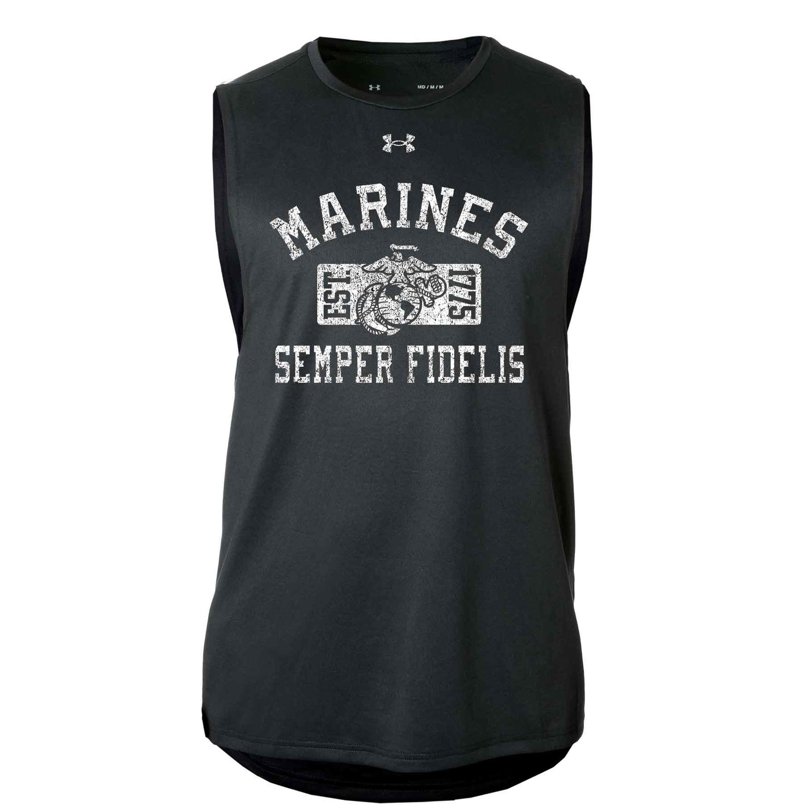 Image of Under Armour Marines Est. 1775 Tech Sleeveless T-shirt