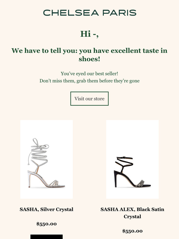 You have great taste on shoes