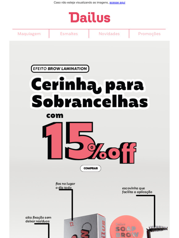 ﻿😍Brow Lamination em Casa: Cerinha Soap Brow com 15% OFF!