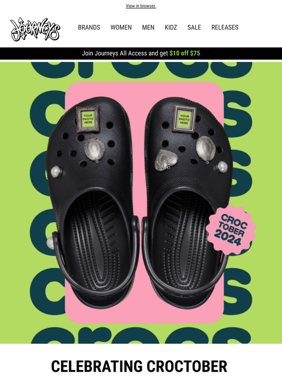 Journeys Email Newsletters: Shop Sales, Discounts, and Coupon Codes