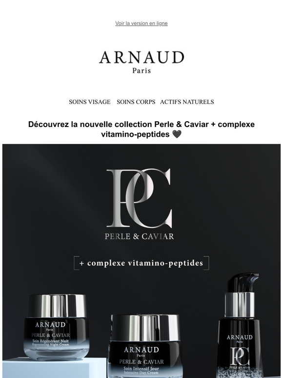 NOUVEAU - Découvrez la nouvelle collection Perle & Caviar + complexe vitamino-peptides 🖤🔬🌊