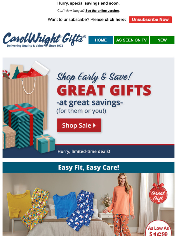 Carol wright catalog sales online