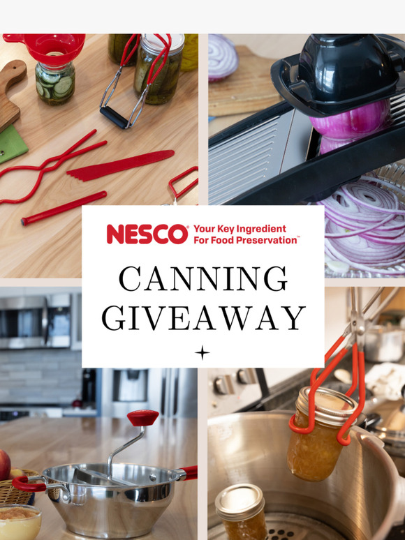 Don't Miss Our Canning Giveaway! 🎉