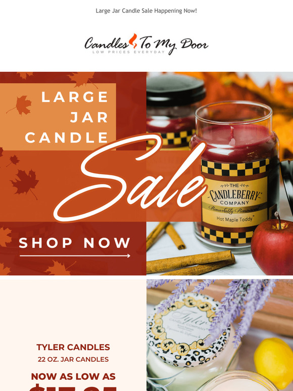 BIG Savings on WoodWick, Swan Creek, Tyler & More! 🍂