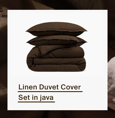 Shop Linen Duvet Cover Set in Java