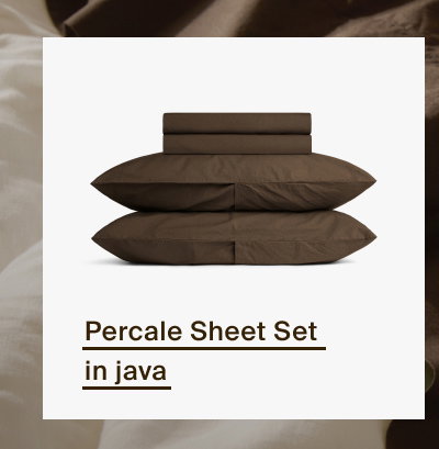 Shop Percale Sheet Set in Java