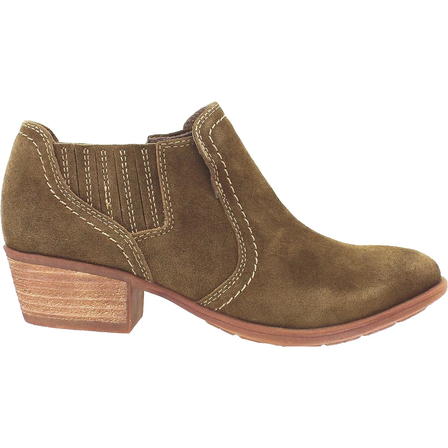 Image of Women's Earth Peru Dark Khaki Suede