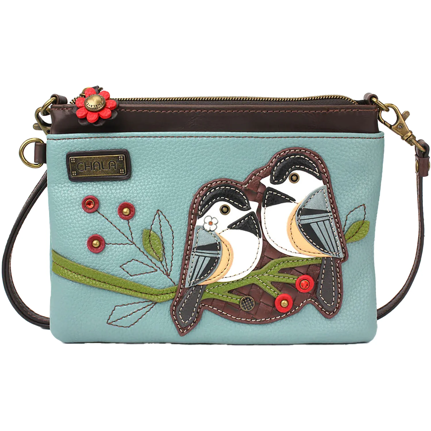Image of Women's Chala Chickadee Mini Crossbody Blue Synthetic