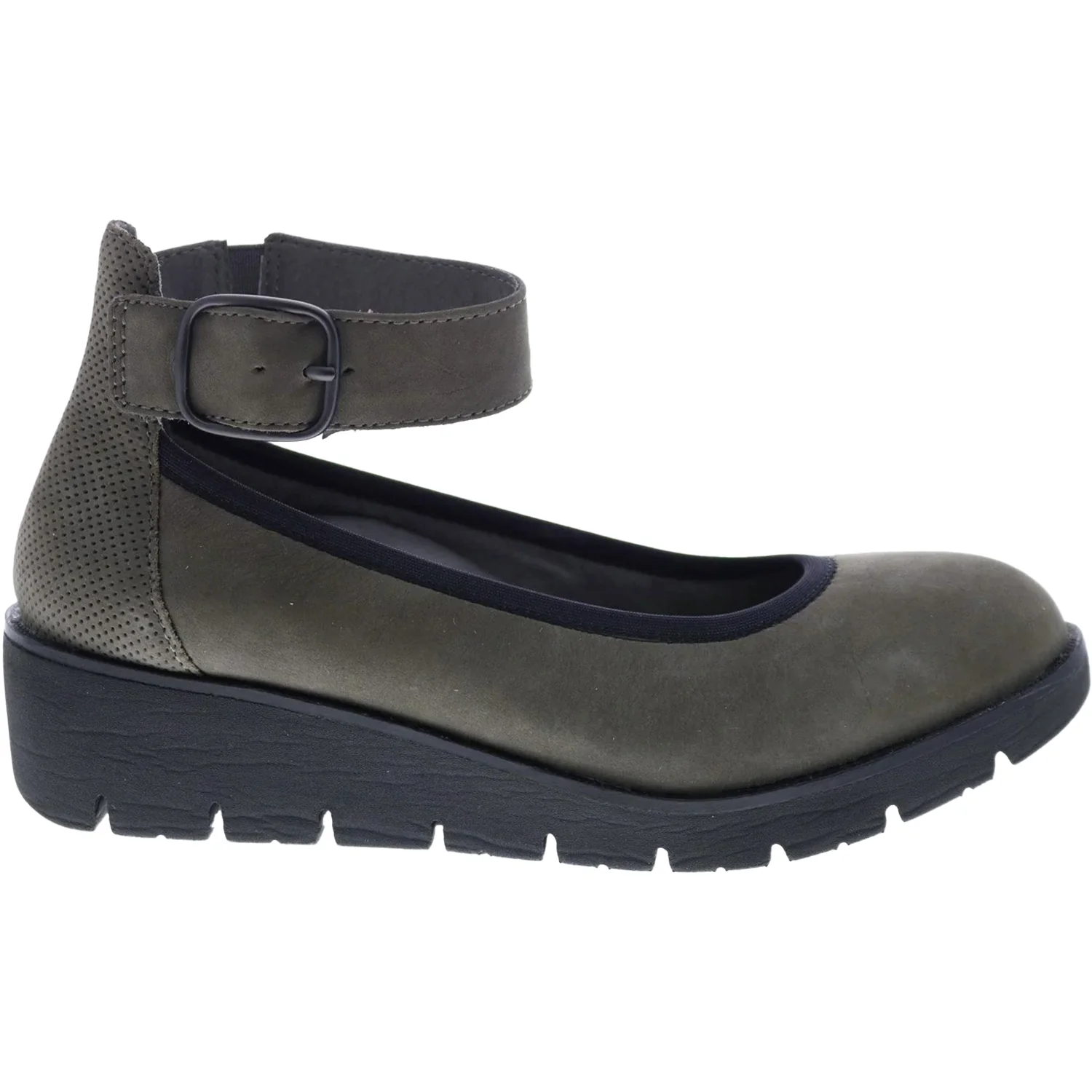 Image of Women's Earth Zurich Sion Thunder Grey Soft Buck Leather