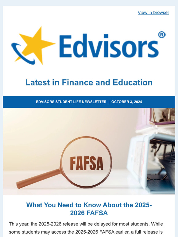 Here's What You Need to Know About the 2025-2026 FAFSA!