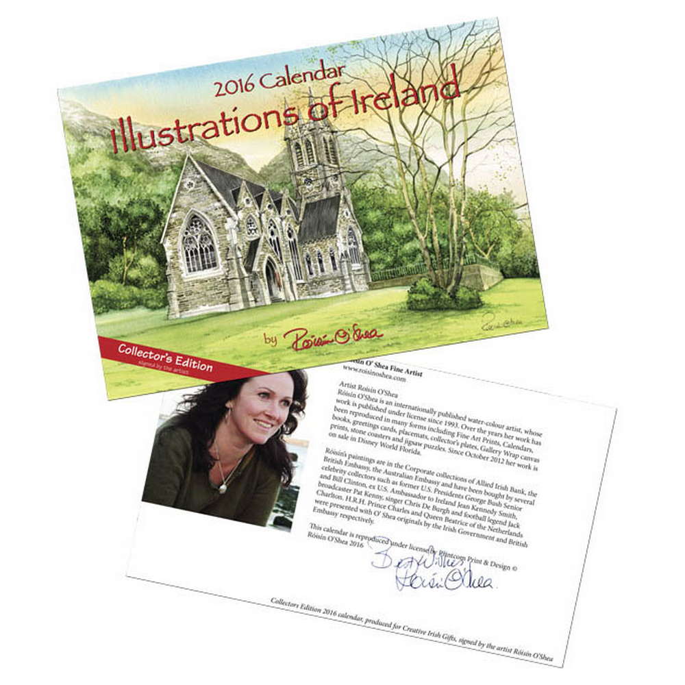 Image of 2016 Roisin O'Shea Illustrations Ireland Calendar