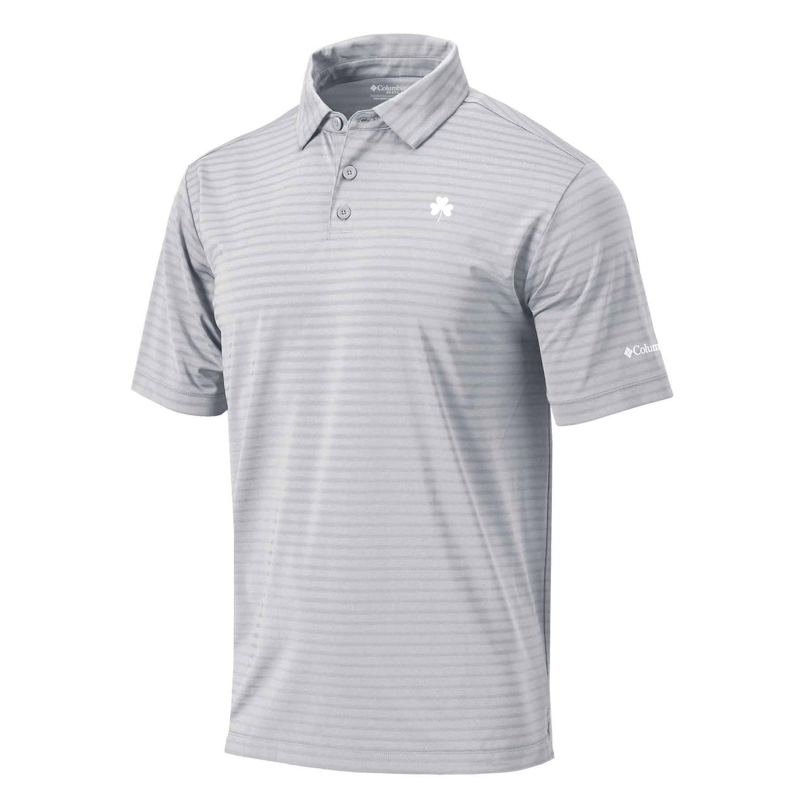 Image of Columbia Omni-Wick Smooth Roll Polo, Grey Stripe