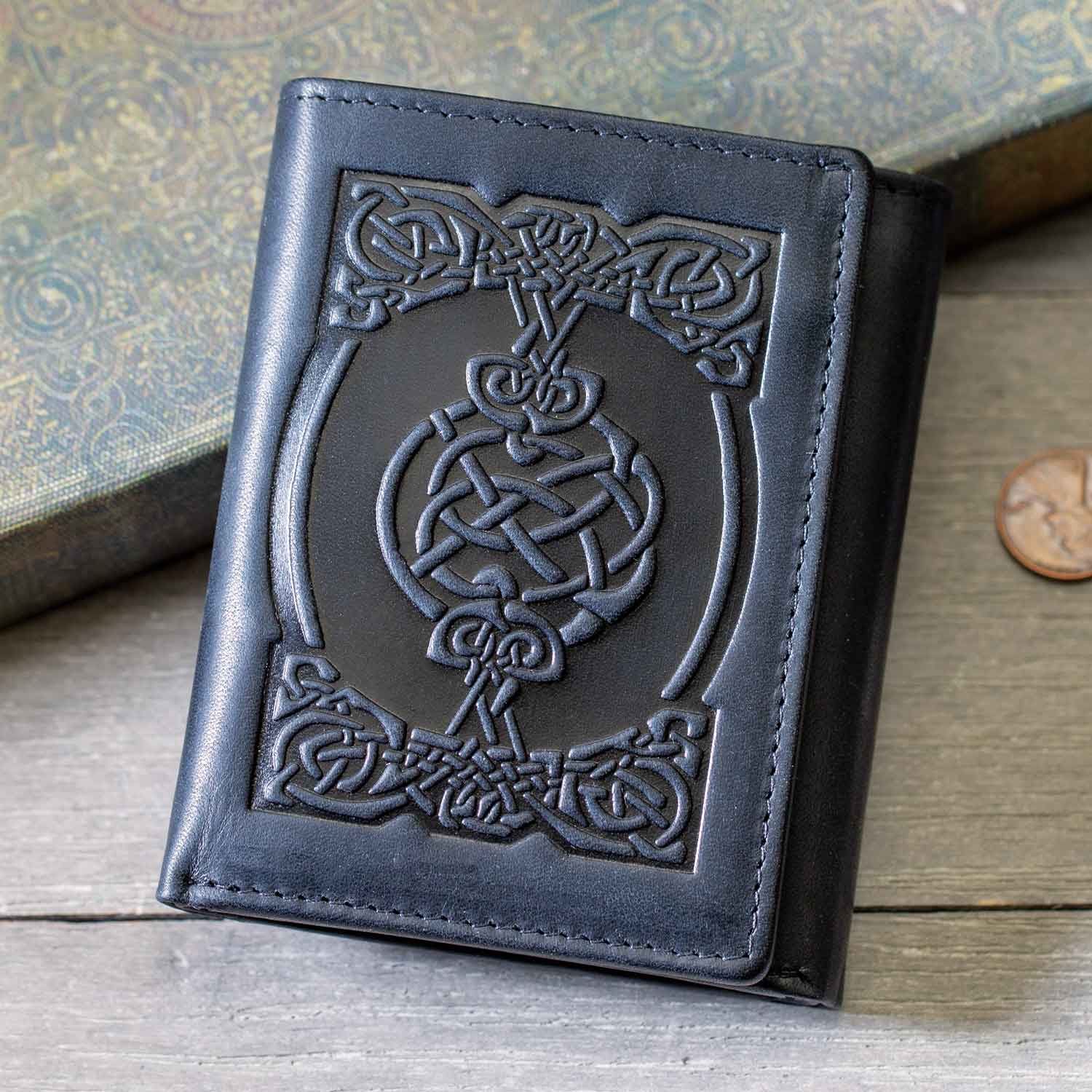 Image of Tri Fold Wallet, Black