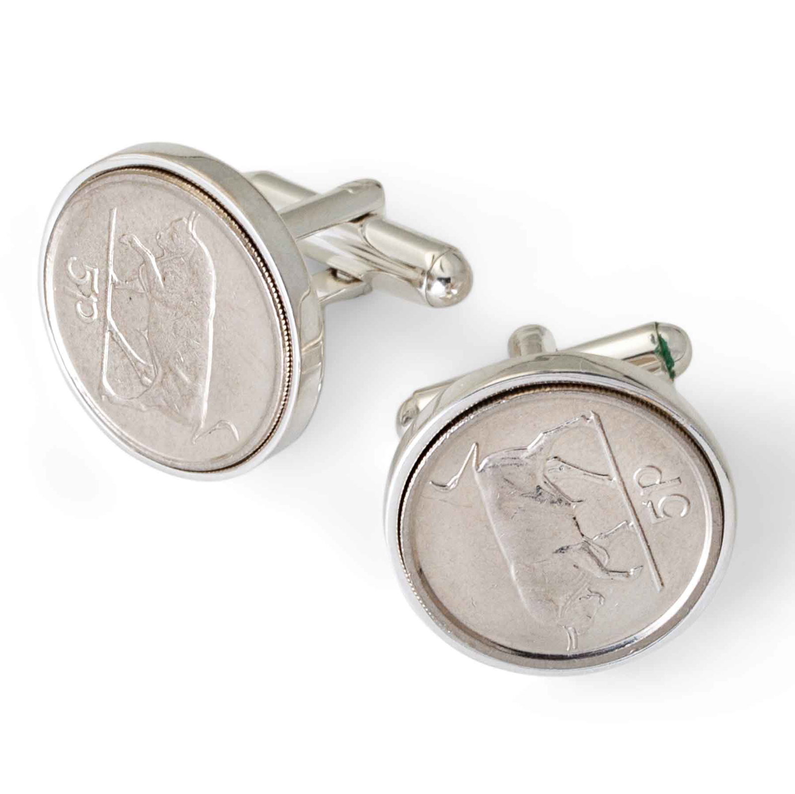 Image of Irish 5 Pence Cufflinks