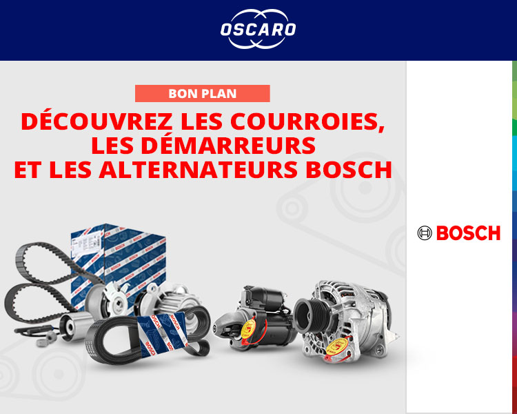 Découvrez les courroies, démarreurs et alternateurs Bosch