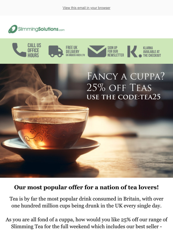 Fancy a cup of tea? ☕