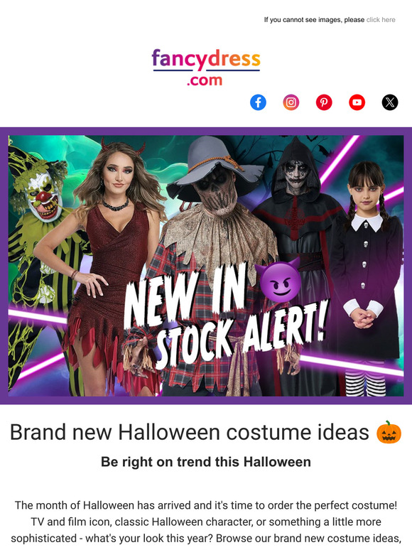 Brand New Halloween Costumes for 2024 🎃