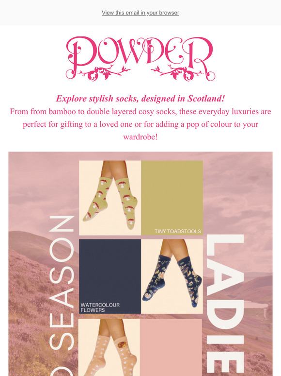 Explore stylish socks, designed in Scotland!✨