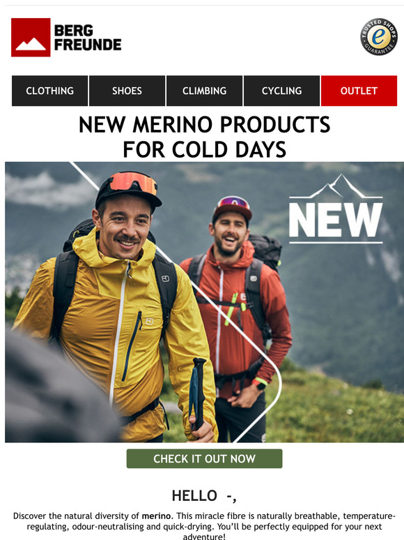 🐑 New merino products for cold days