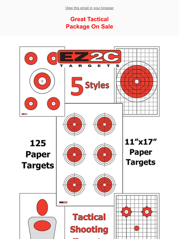 5️⃣Great Tactical Targets Package💯
