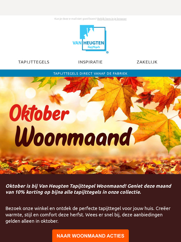 🏡 Oktober Woonmaand Actie! 10% KORTING op bijna alles!