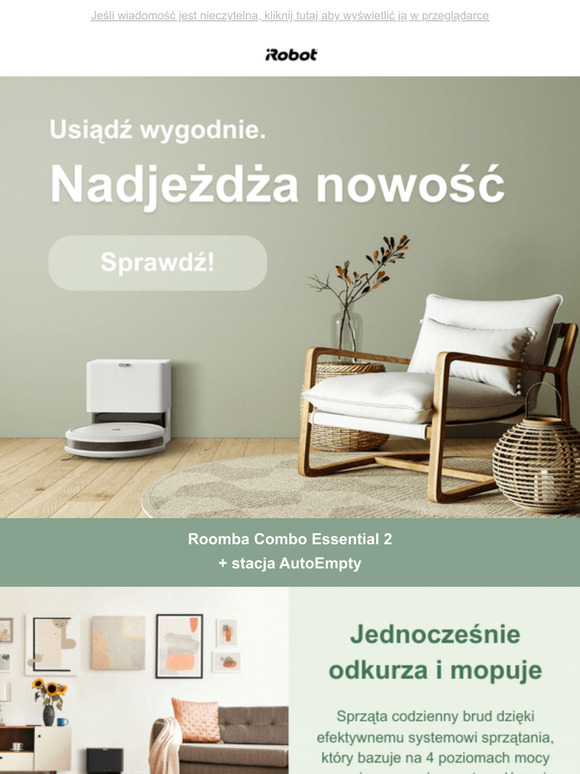 NOWOŚĆ! Roomba Combo Essential 2