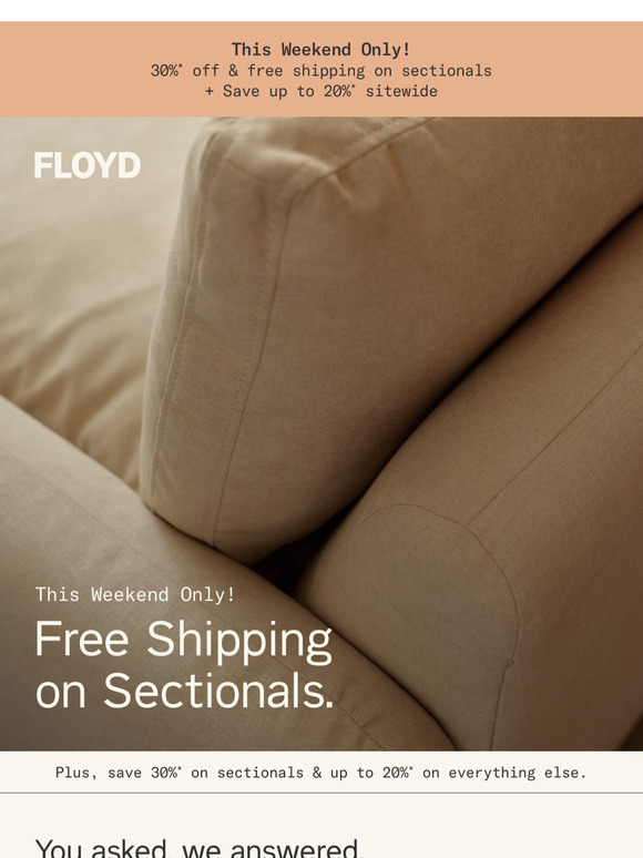 THIS WEEKEND: Free Shipping is back