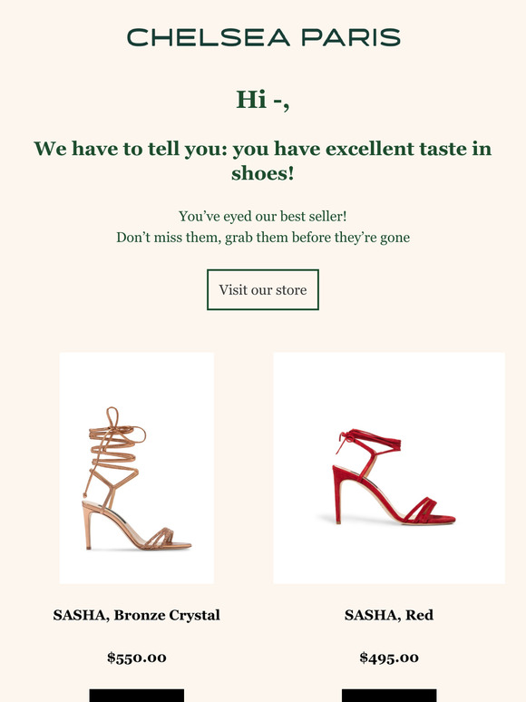 You have great taste on shoes