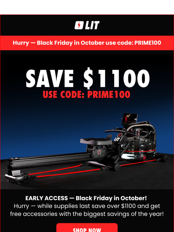 🚨 Black Friday in October — Save $1100 🚨