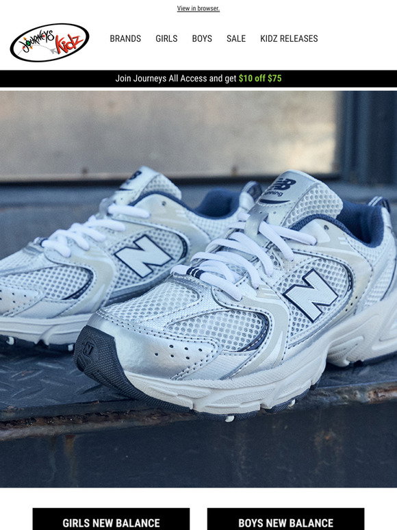 Journeys Email Newsletters: Shop Sales, Discounts, and Coupon Codes