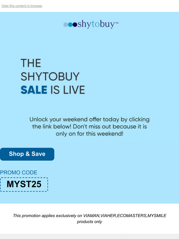 Our Mystery Weekend Sale is LIVE!