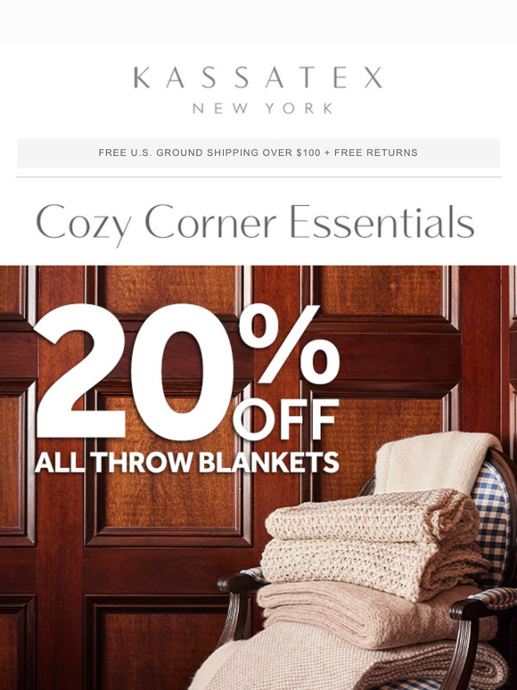 20% Off Cozy-Season Comfort