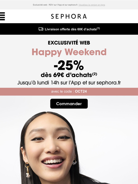 Jusqu’à lundi 14h 🌟 -25% dès 69€