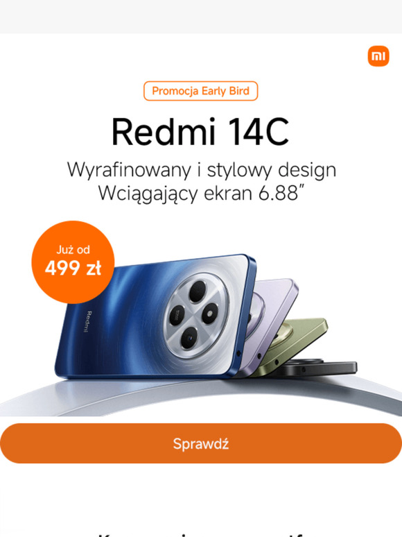 Redmi 14C poleca się na Twój nowy telefon! 📣